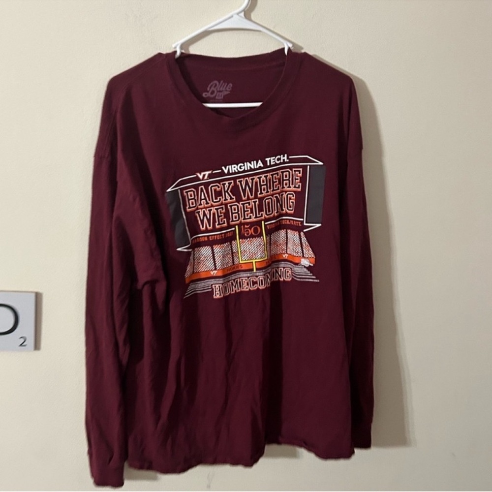 Blue 84 Virginia Tech Hokies men’s size xl long Sleeve Shirt